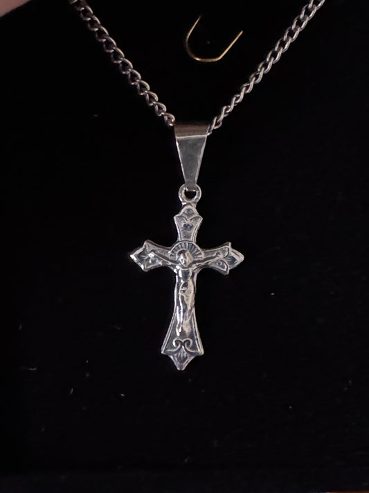 Stainless Steel Crucifix Necklace