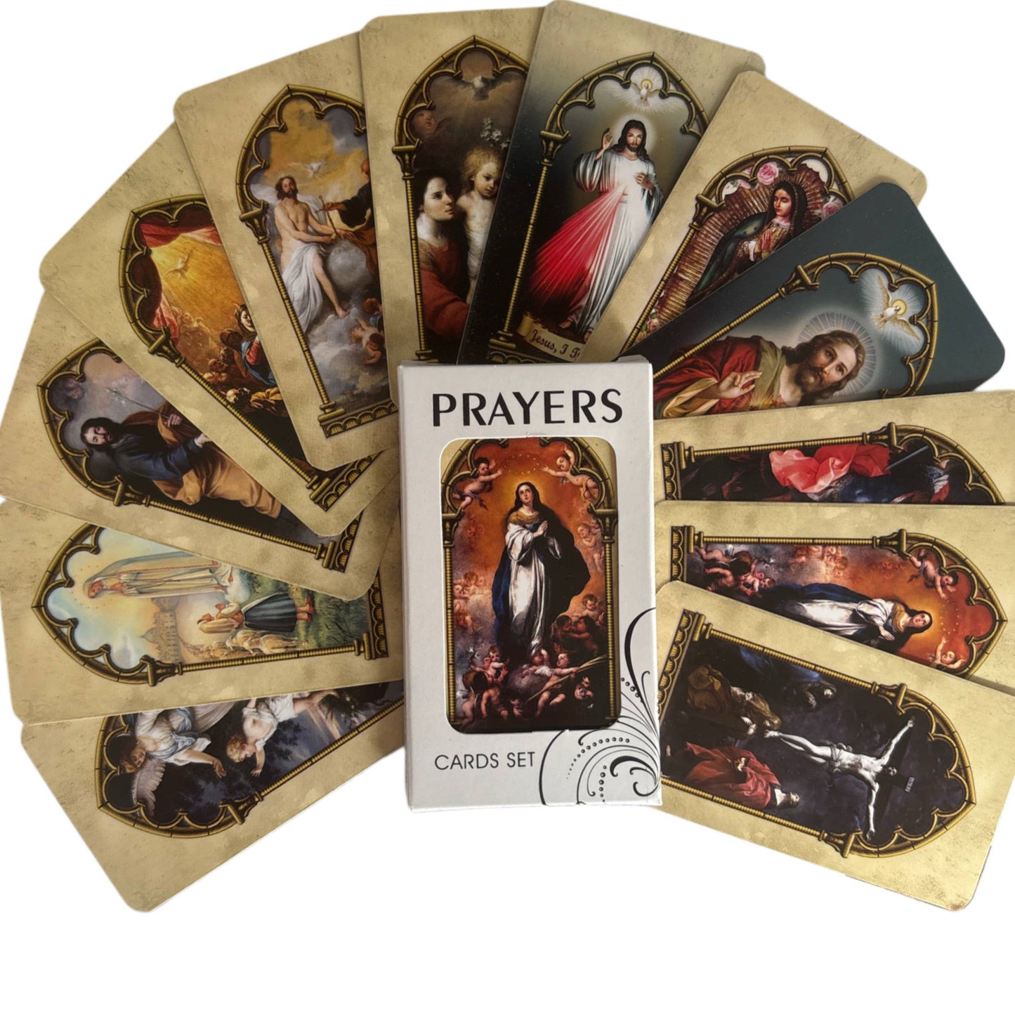 Catholic Children's Rosary & Prayer Card Set – Pink Saints Rosary Gift