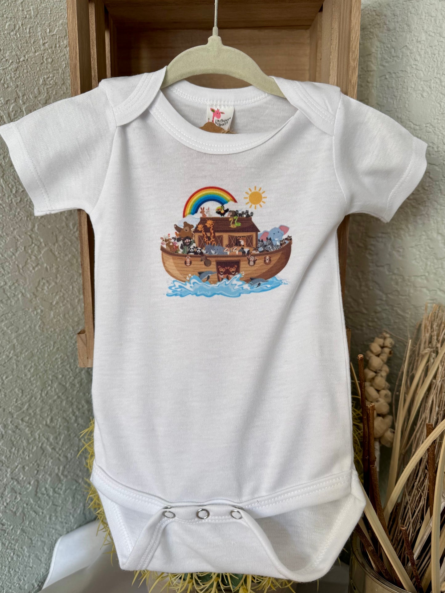 Noah’s Ark Baby Onesie