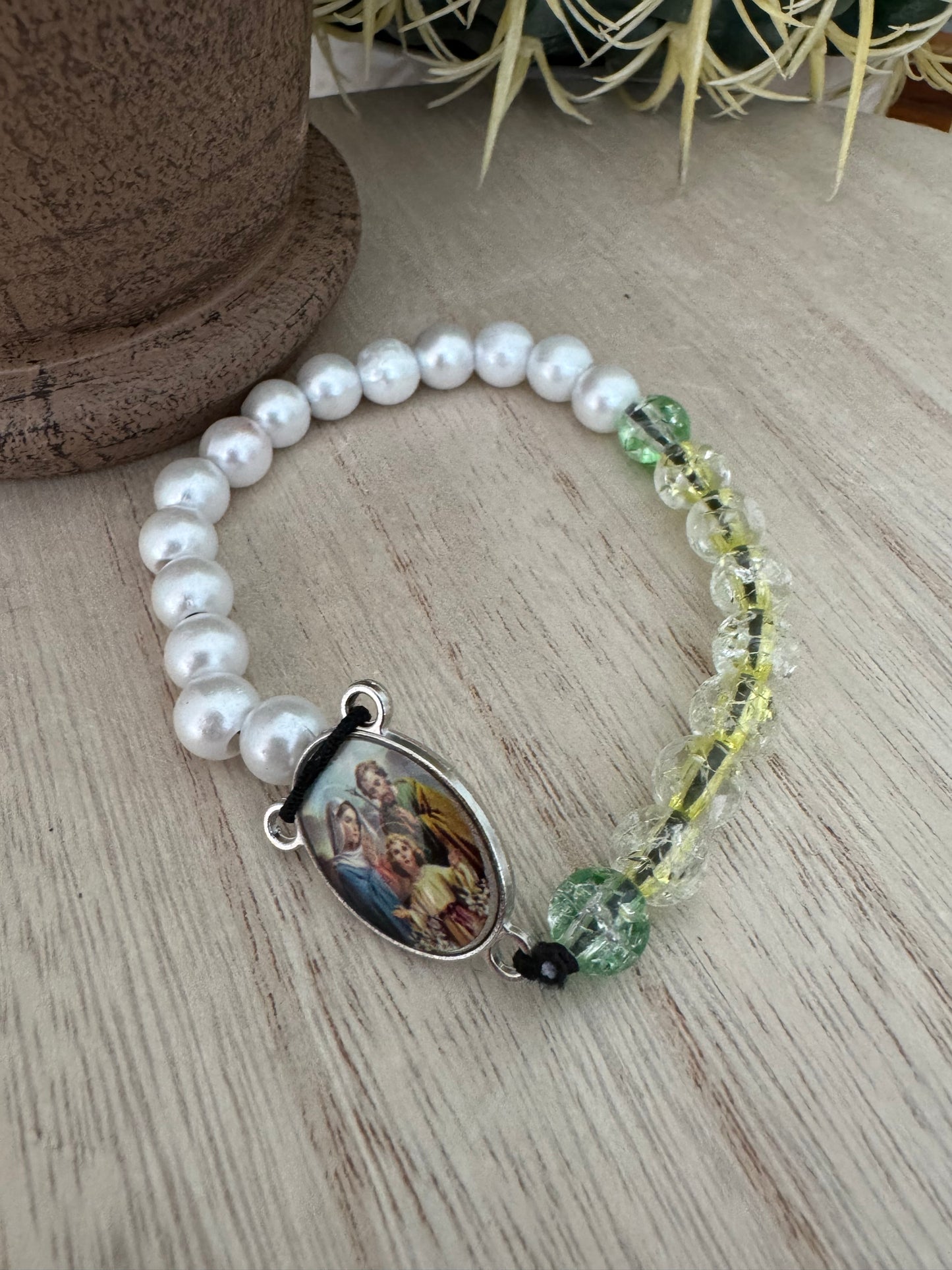 Holy Family Stretch Bracelet