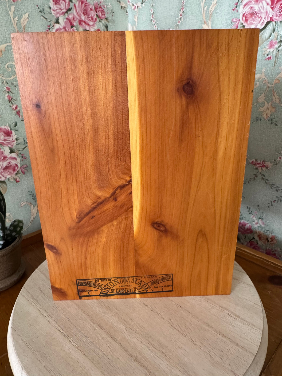 Vintage Catholic Bible with Union-Made Wooden Box, Nashville