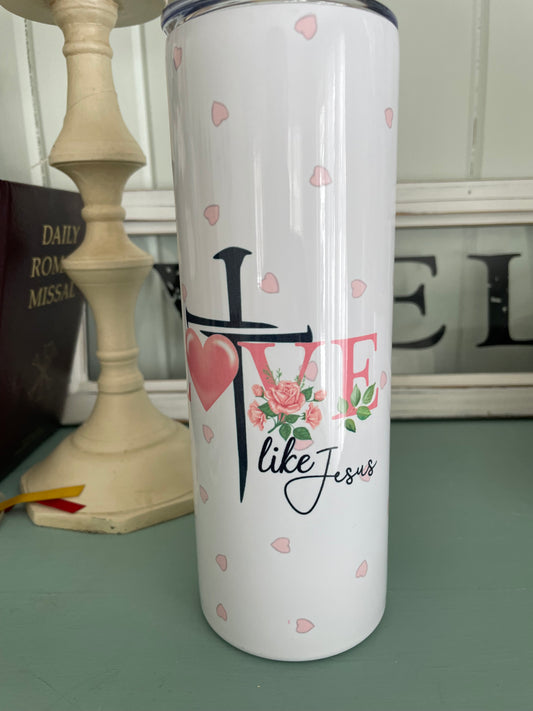 Love Like Jesus 20oz Stainless Steel Tumbler