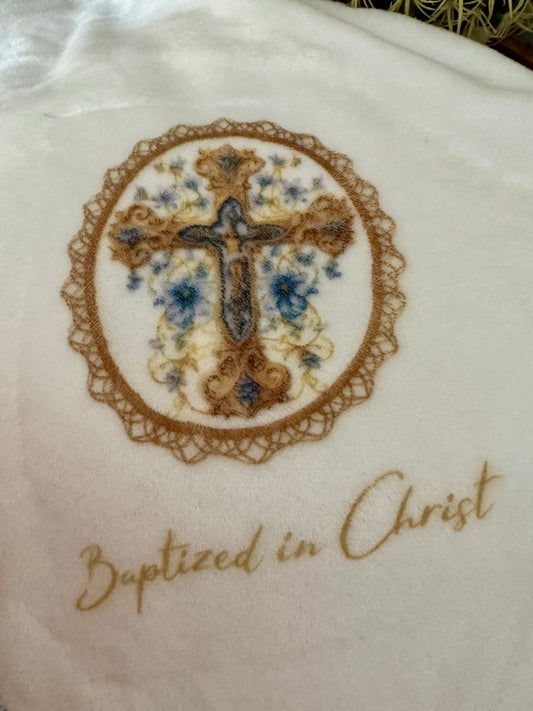 Baptized in Christ– Super Soft and Perfect for Baptism