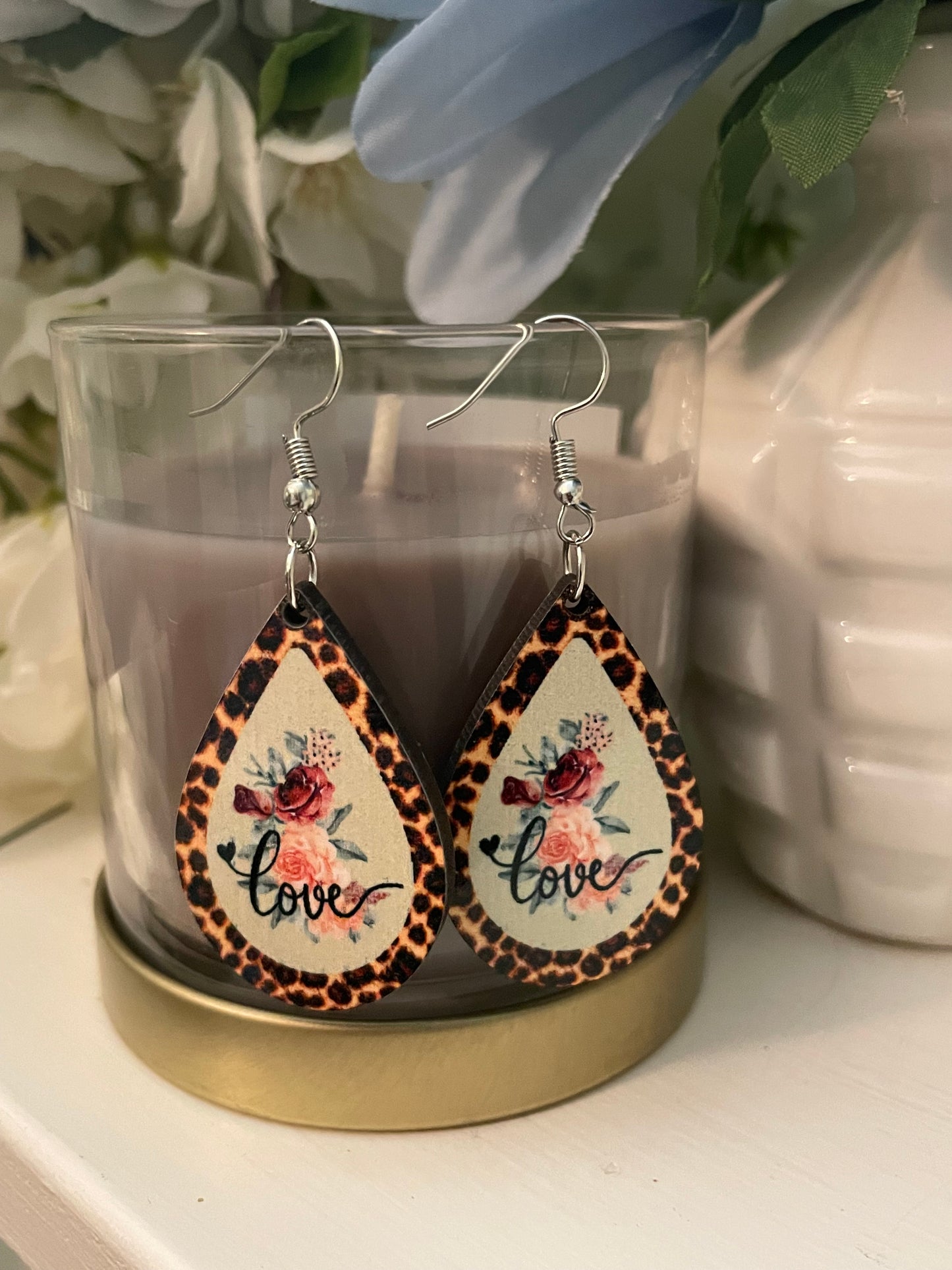 Catholic & Christian Tear Drop Earrings