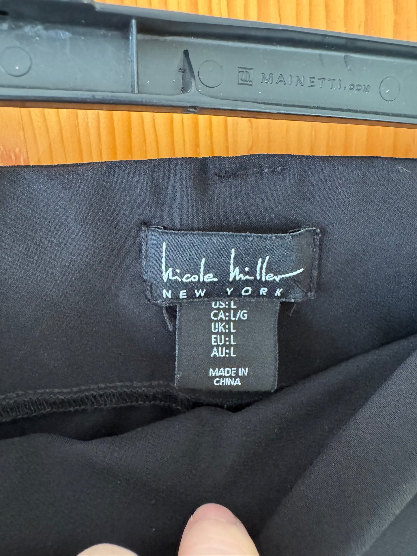 Lot of 2 Women’s Black Dress Pants Work Office Nicole Miller Zac & Rachel Preowned