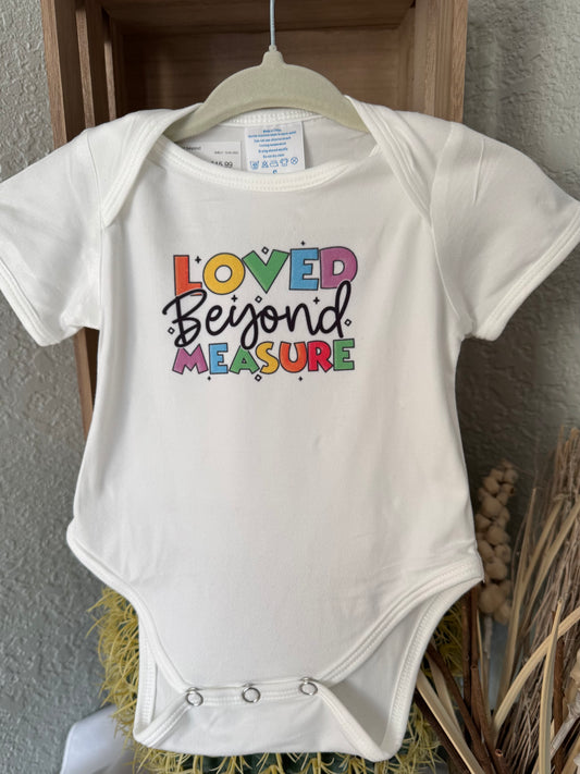 Loved Beyond Measure Baby Onesie