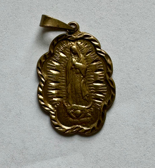 Antique Our Lady of Guadalupe Medal