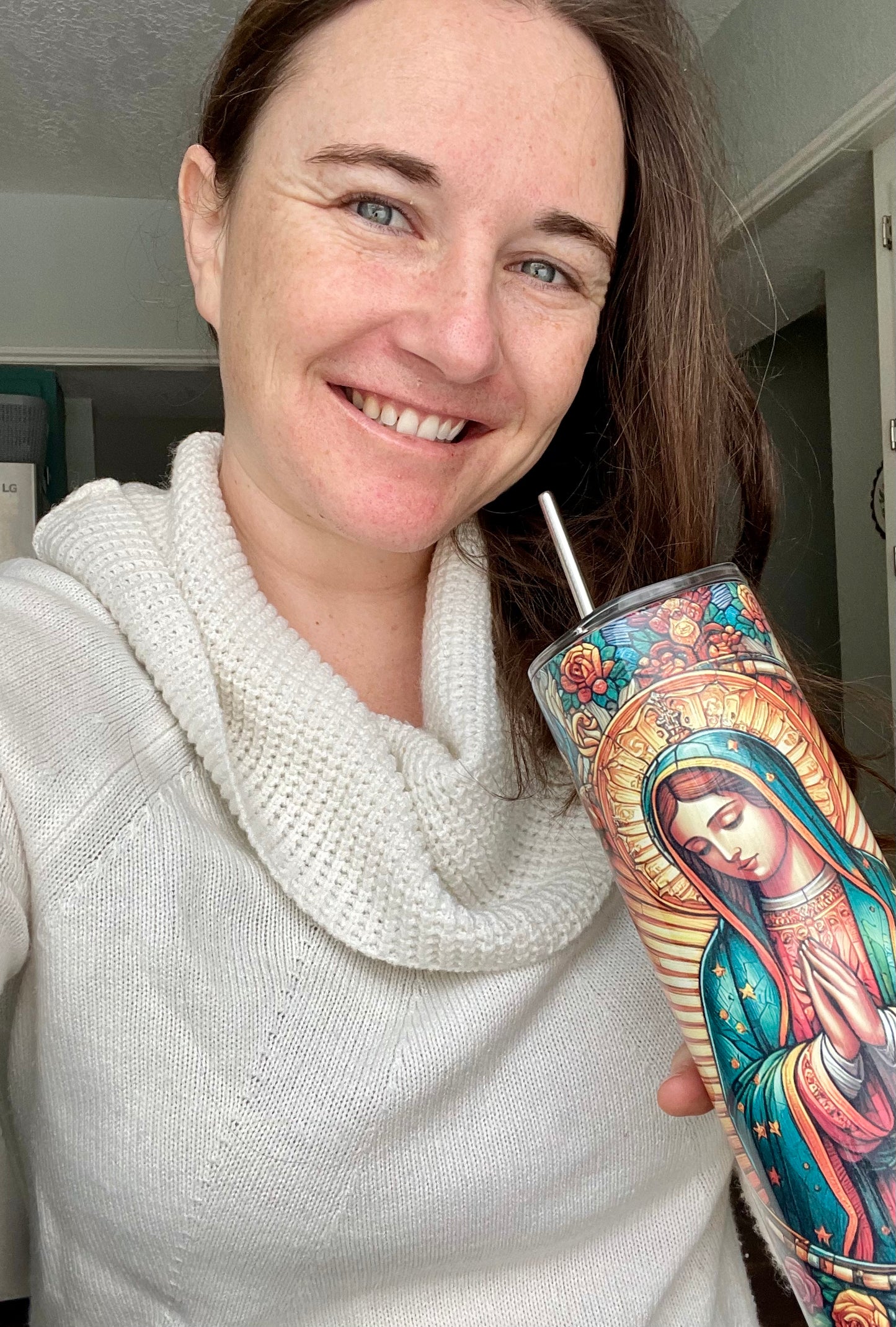 Our Lady of Guadalupe 20oz Stainless Steel Tumbler