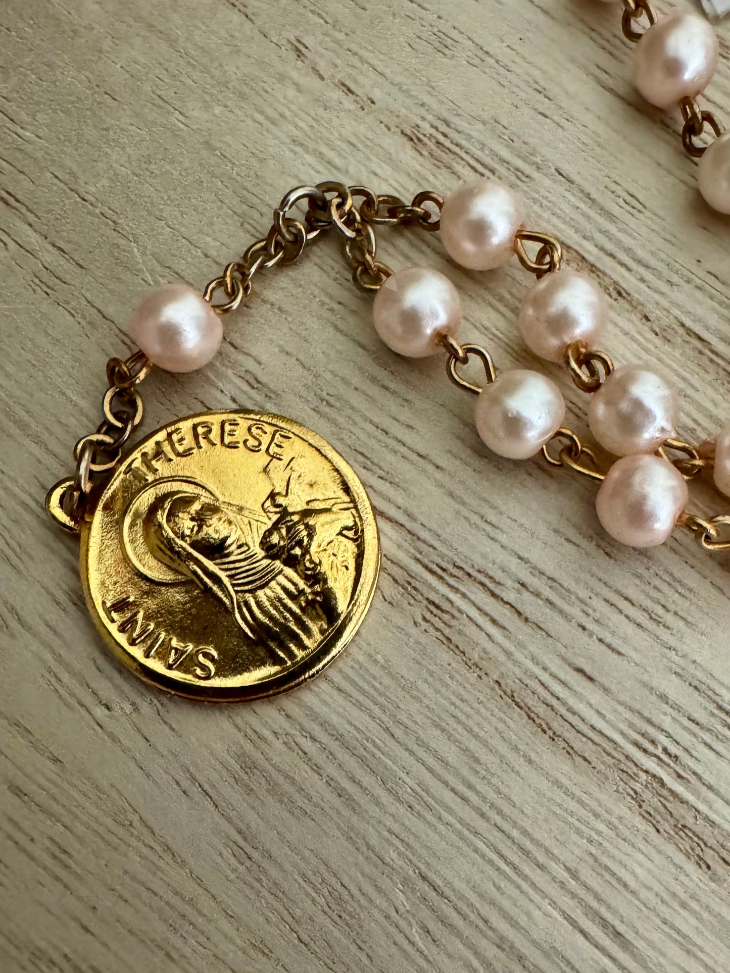 St. Thérèse Half Rosary – 25 Beads