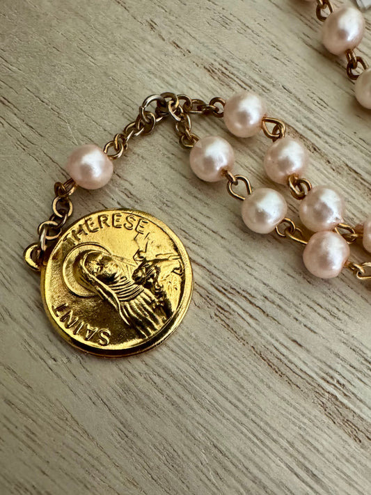 St. Thérèse Half Rosary – 25 Beads