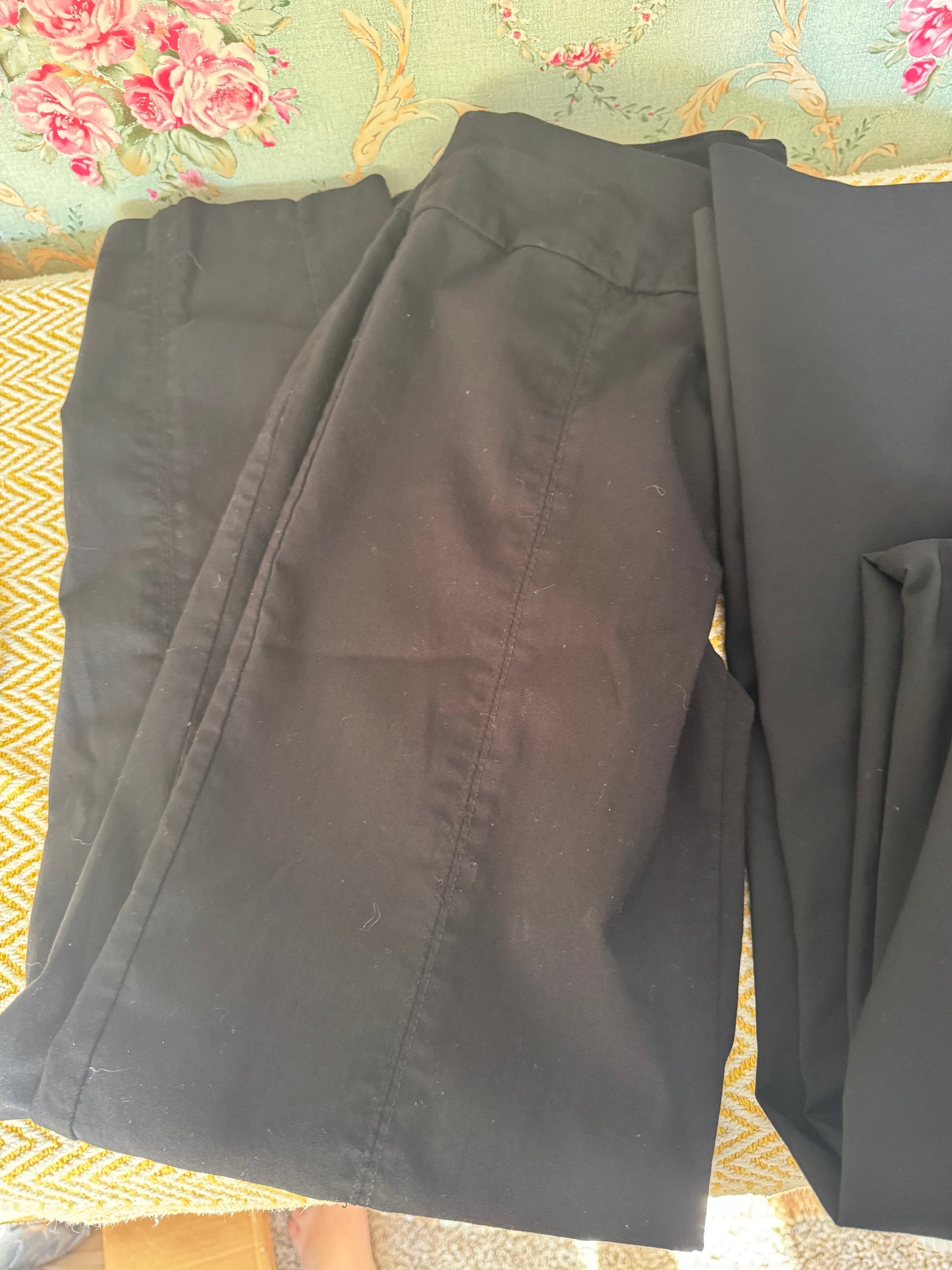 Lot of 2 Women’s Black Dress Pants Work Office Nicole Miller Zac & Rachel Preowned