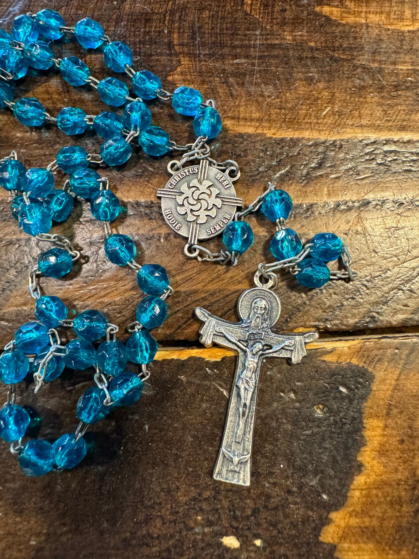 Bright Blue Rosary