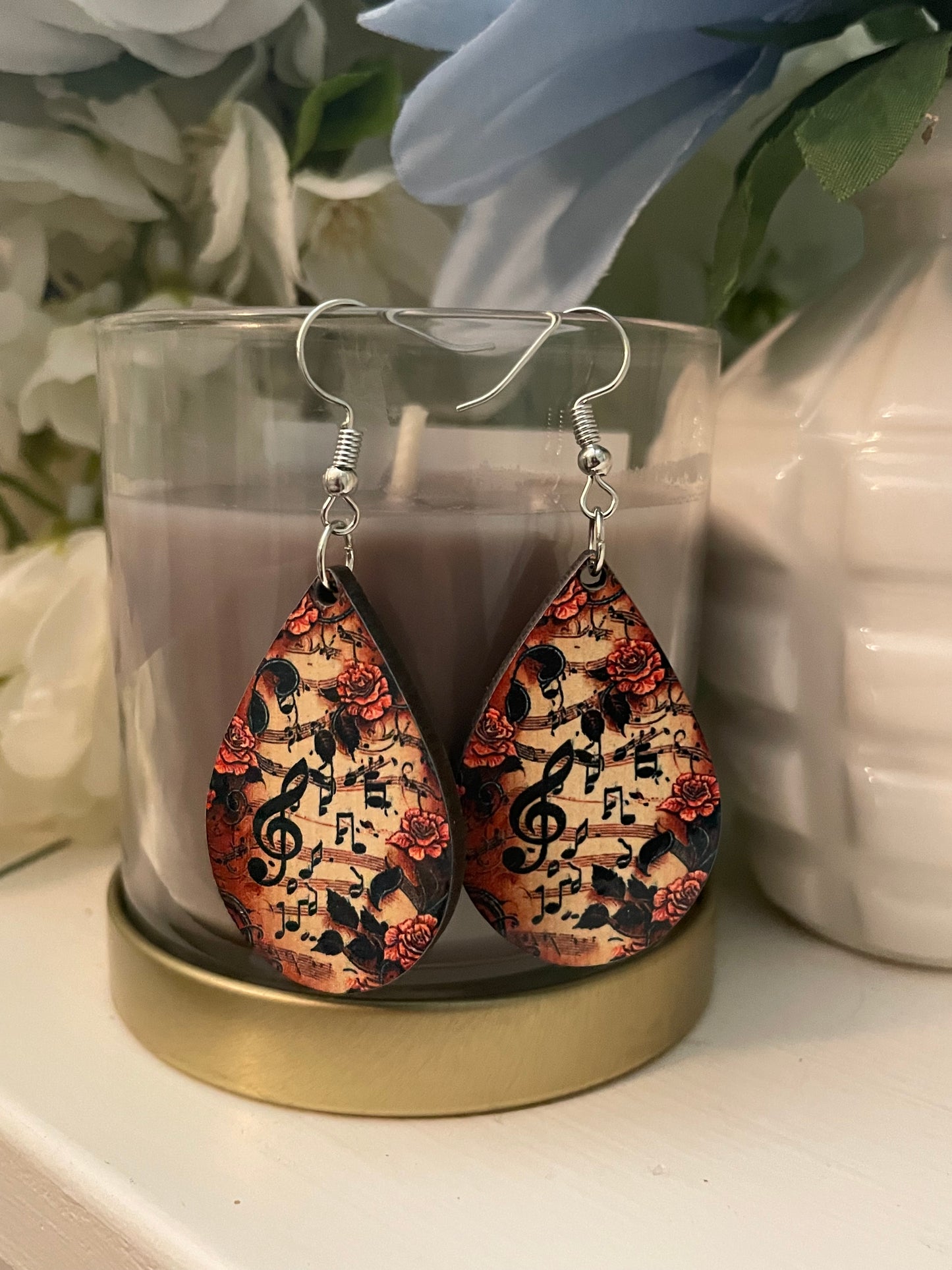 Catholic & Christian Tear Drop Earrings