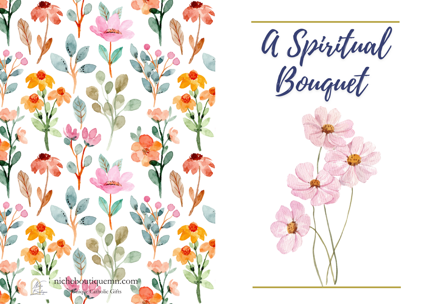 A Spiritual Bouquet Greeting Card