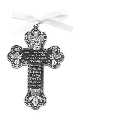 Guardian Angel Crib Cross – Catholic Baby & Baptism Gift