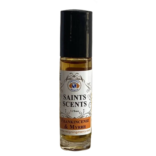 Frankincense & Myrrh Essential Oil Roll-On – 100% Natural
