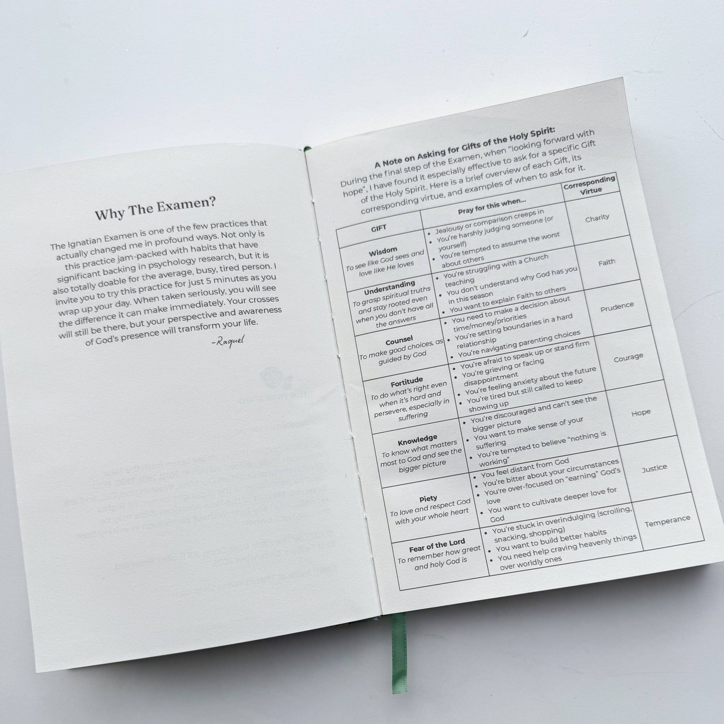 Women's Daily Examen Prayer Journal | Guided Catholic Journal for Daily Reflection