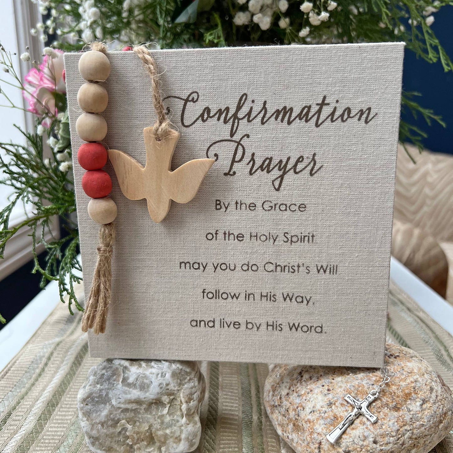 Catholic Confirmation Prayer Plaque – Faith Keepsake Gift