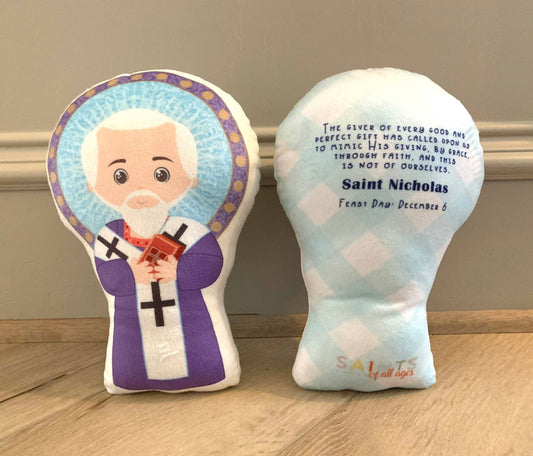 St. Nicholas Plush Doll – Soft, Cuddly, and Full of Faith!