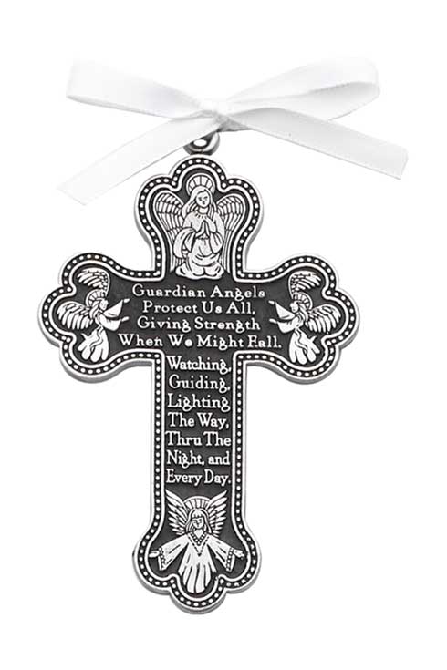 Guardian Angel Crib Cross – Catholic Baby & Baptism Gift