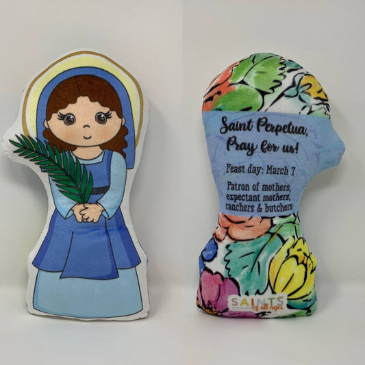 Adorable St. Perpetua Plush Doll – Soft, Cuddly, and Full of Faith!