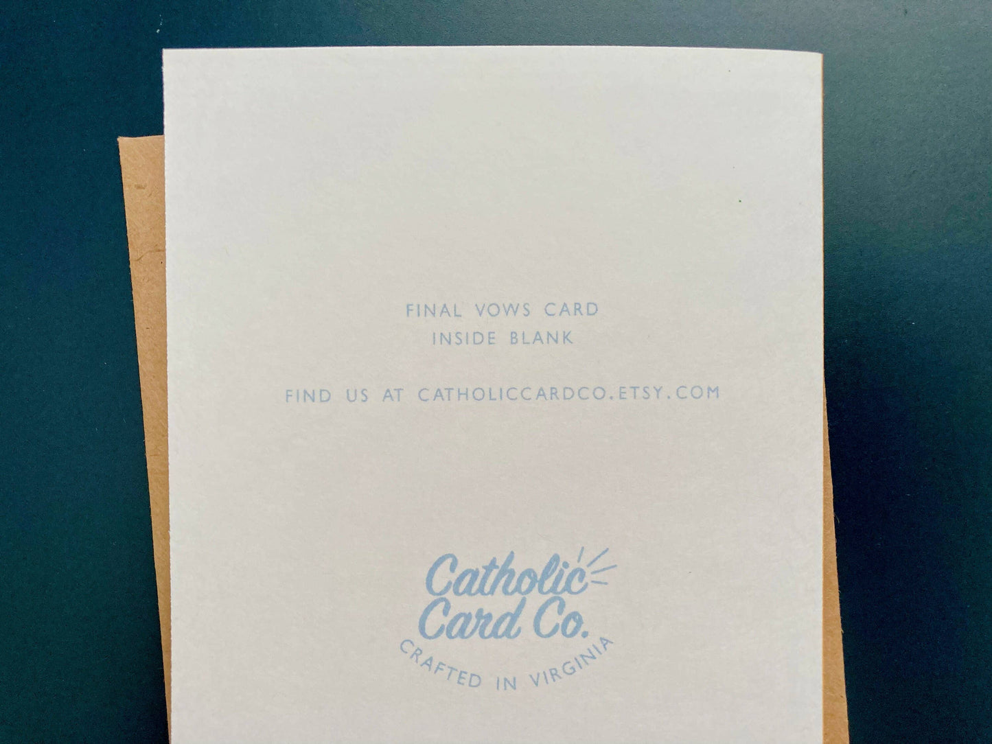 Sister Appreciation | Catholic Final Vows Card | Nun Card