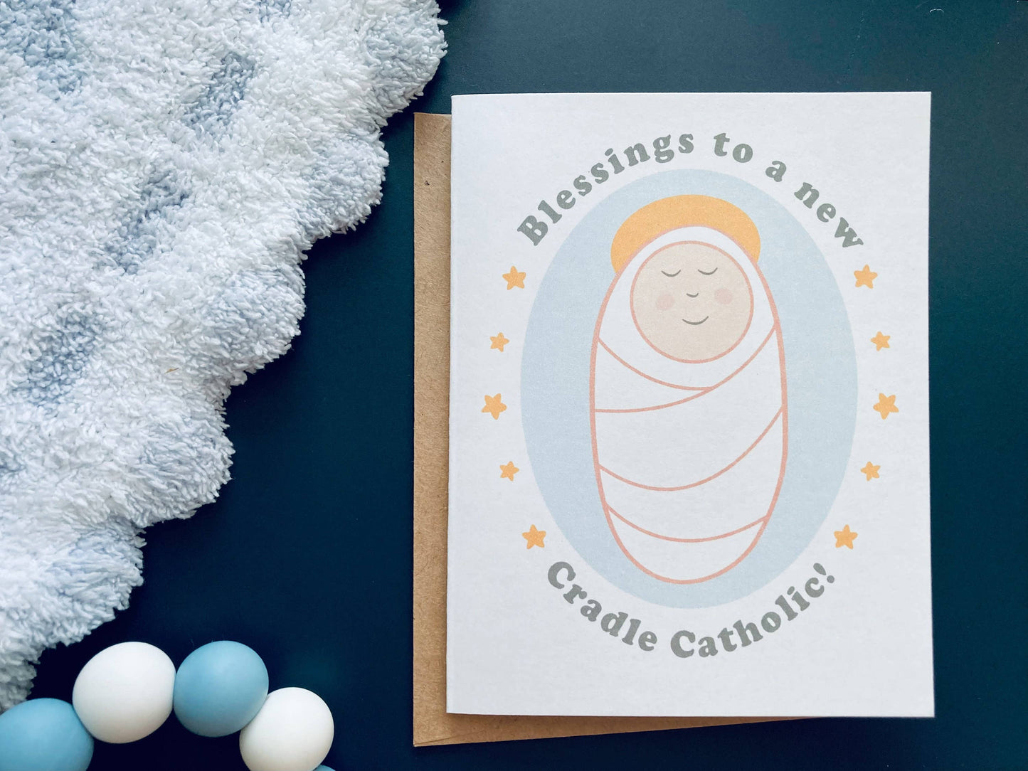 Cradle Catholic | Catholic New Baby Card