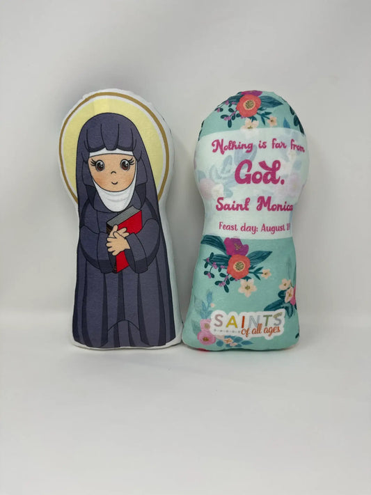 Adorable St. Monica Plush Doll – Soft, Cuddly, and Full of Faith!